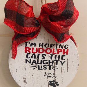 Customized Christmas Ornament for your fur baby